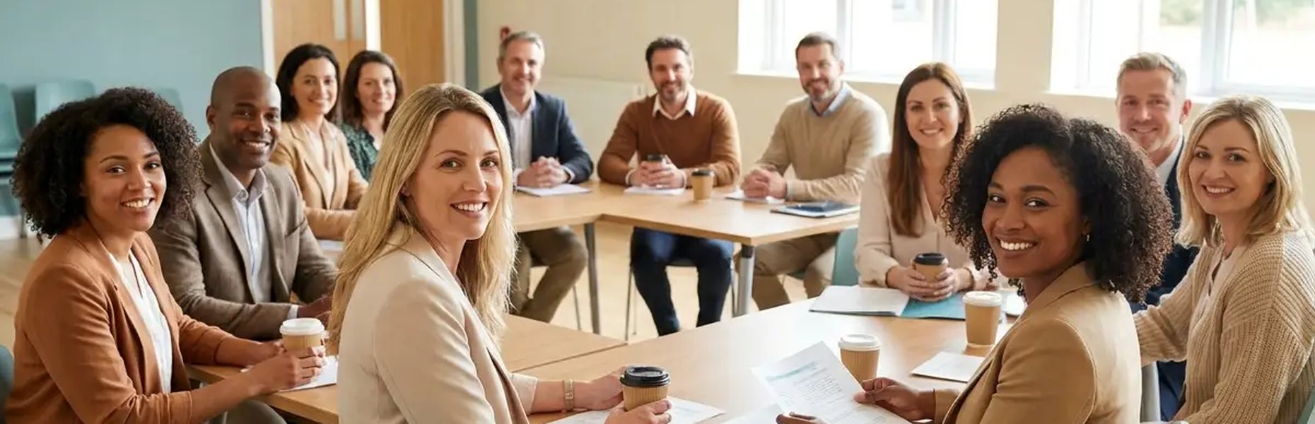 Leden van een vereniging komen samen