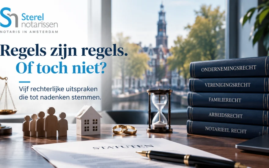 Regels zijn regels. Of toch niet? Vijf rechterlijke uitspraken die tot nadenken stemmen