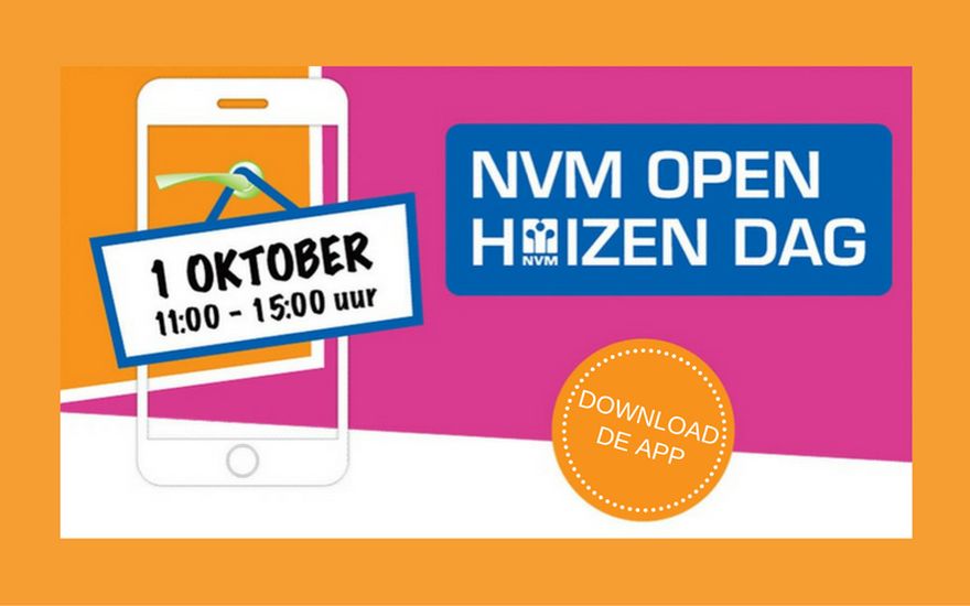 Noteren: NVM Open Huizen Dag zaterdag 1 oktober 2016