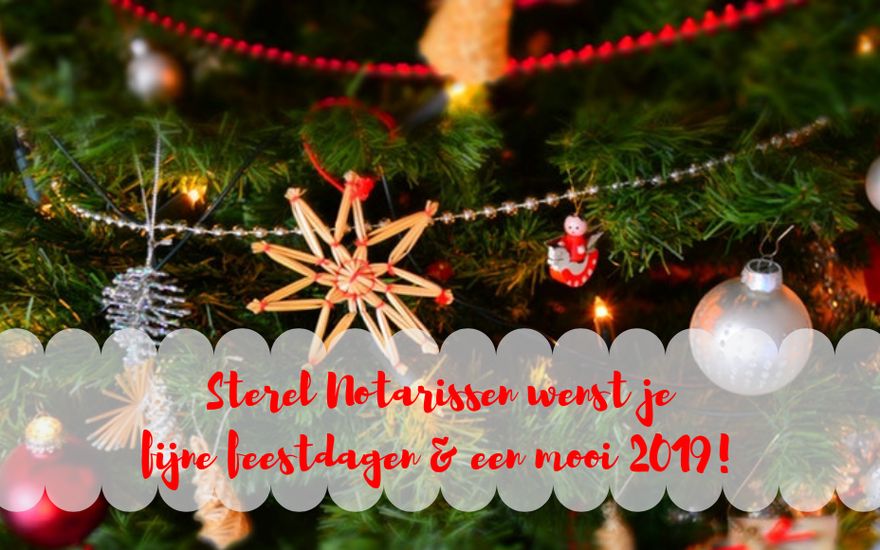 De beste wensen voor 2019!