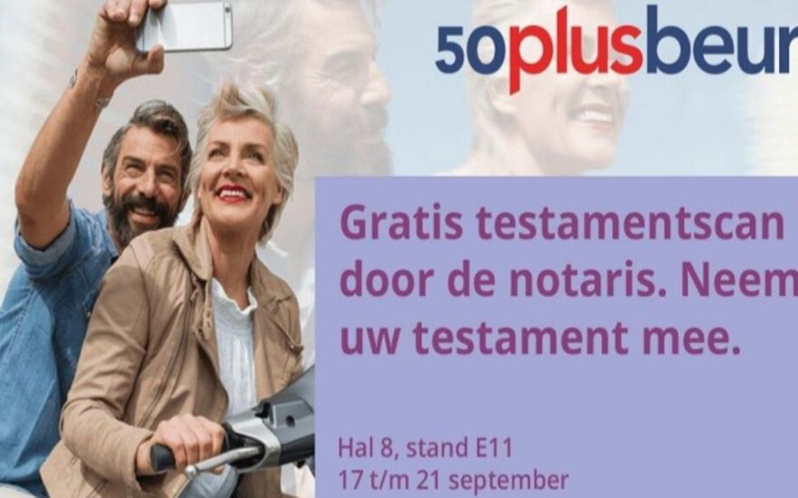 Gratis testamentscan 50PlusBeurs